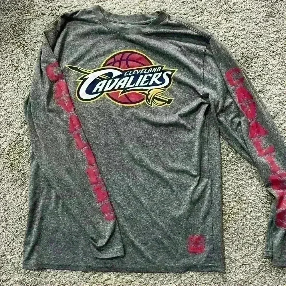 Cleveland Cavaliers Dry Fit Long Sleeve Shirt | NBA Cavs Top | Size L*